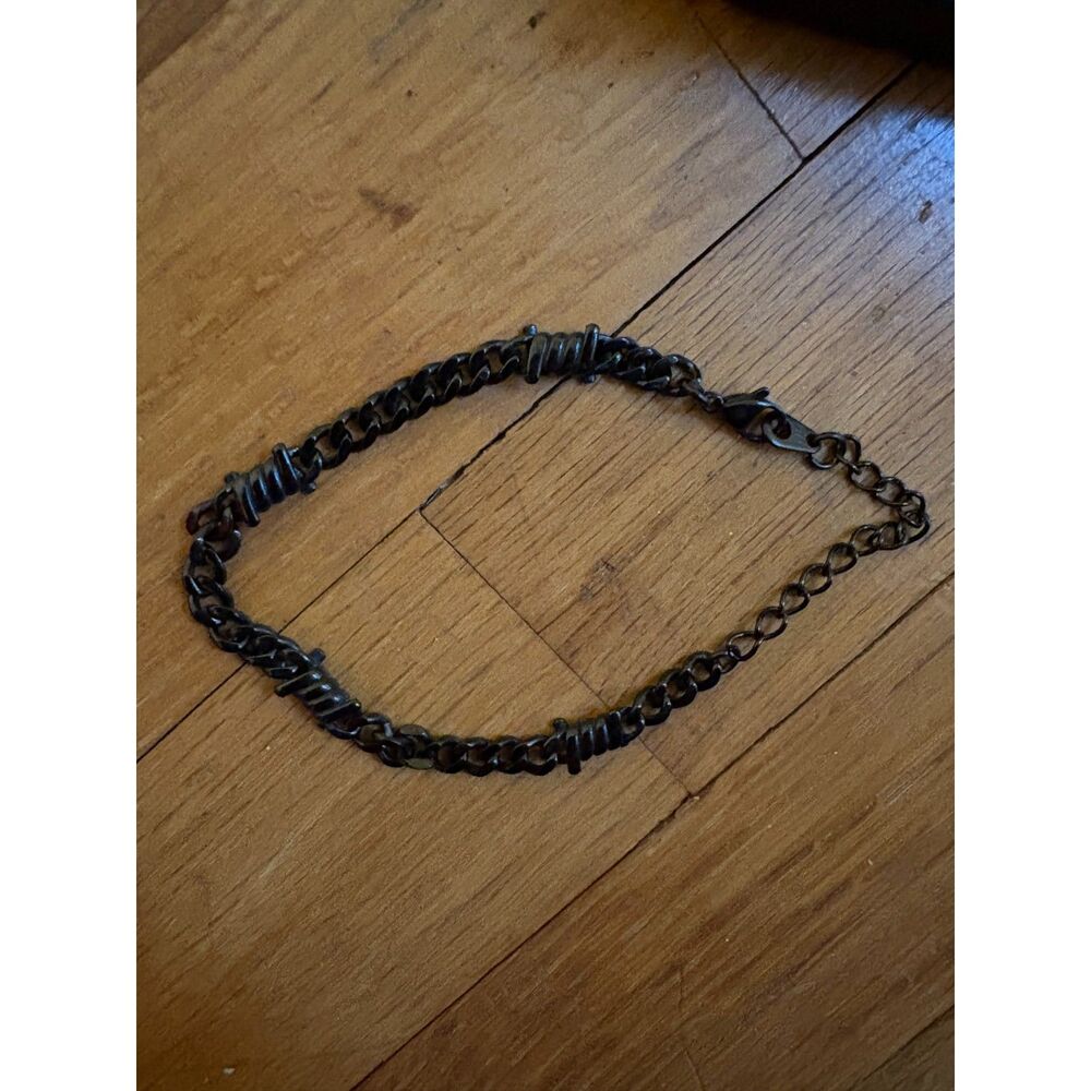 Brand New Bandmax Barbed Wire Stainless Steel Bracelet for Men Punk Emo Jewelry
